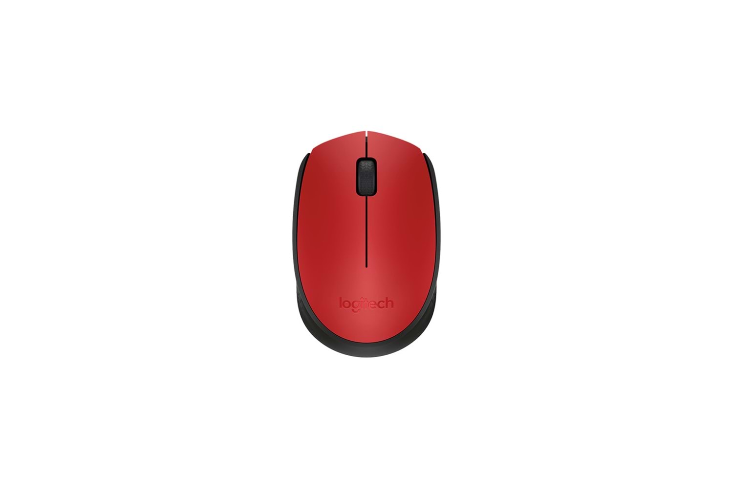 LOGITECH 910-004641, M171 Kırmızı, USB Nano 2,4G Kablosuz, 1000dpi, Optik, 3 Tuşlu, 12ay Pil Ömrü, Mouse