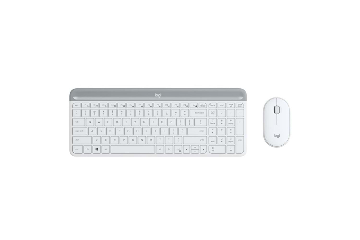 LOGITECH MK470 Beyaz, 920-009436, Kablosuz, Türkçe Q, Klavye Mouse Set