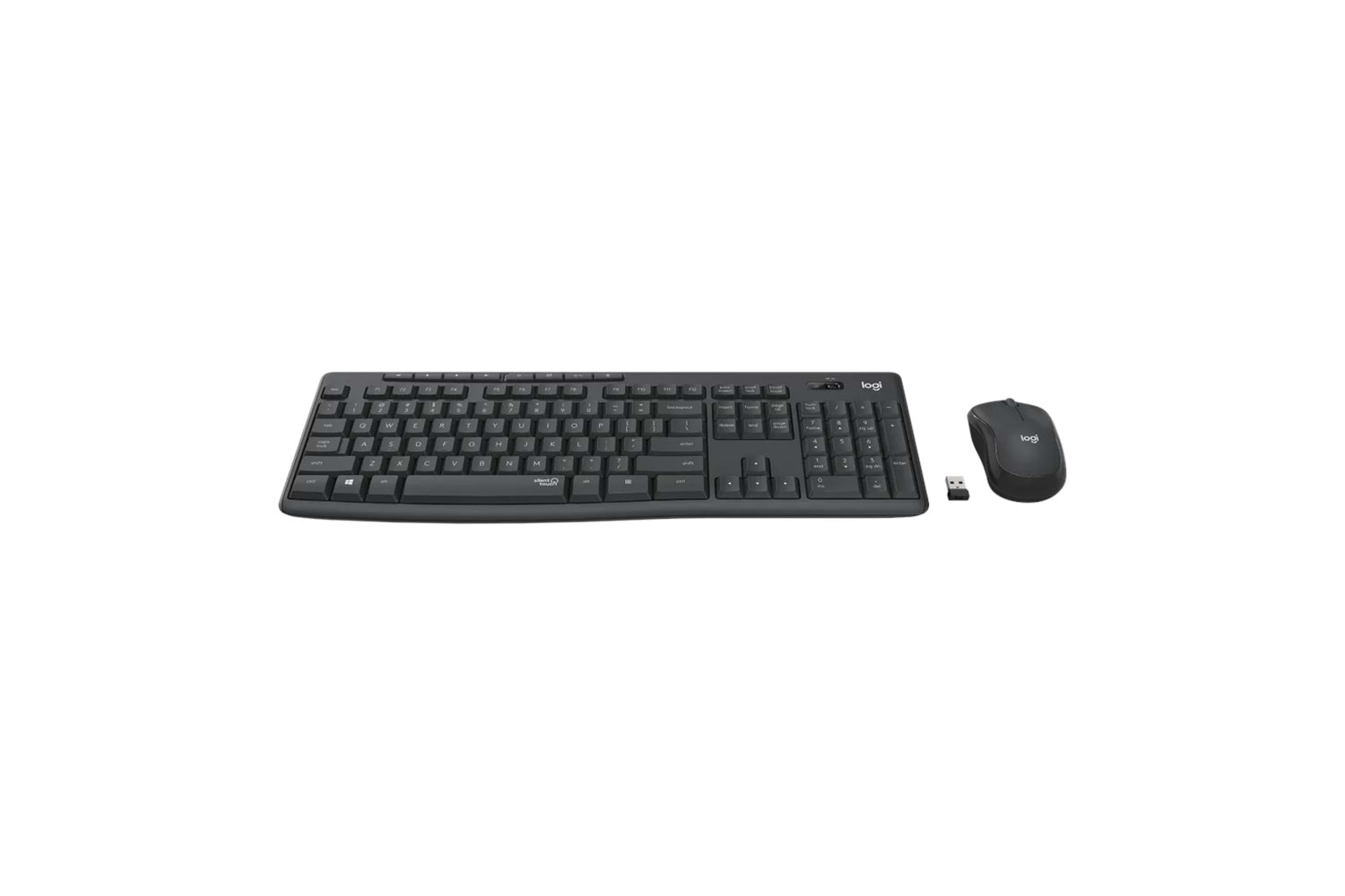 LOGITECH MK295 Siyah, 920-009804, Kablosuz, Türkçe Q, Klavye Mouse Set