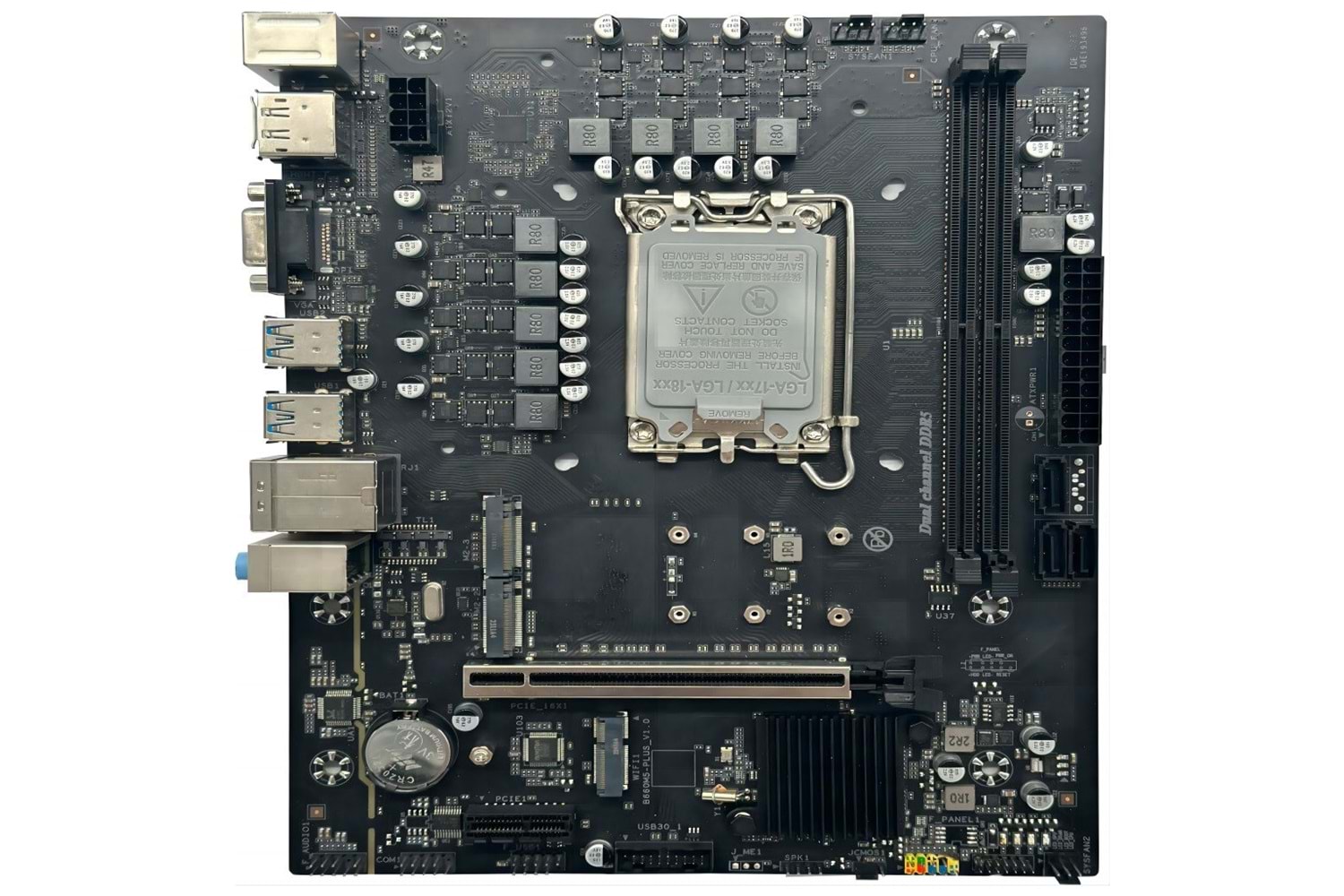 ARKTEK ALPHA FORCE, AK-B760M EG, 2xDDR5, 2x M.2, D-SUB, HDMI, DP, 12-13.14.Nesil, LGA1700 Soket, Anakart