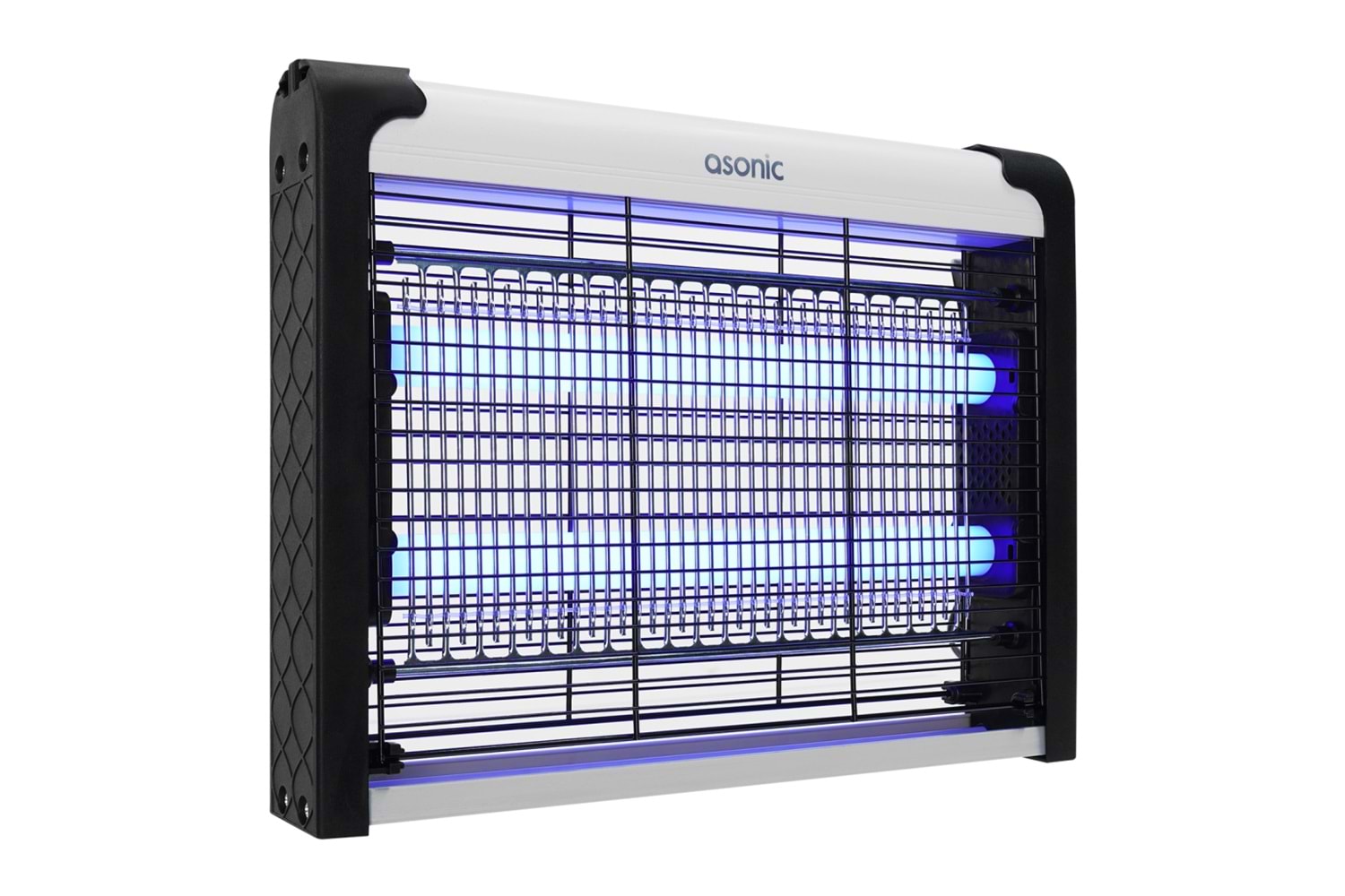 ASONIC AS-A28, Siyah, 4W, 2000V, Masaüstü, Zincir Askılı, 2adet UV Mor Işıklı, Siyah Kasa, Sinek Öldürücü