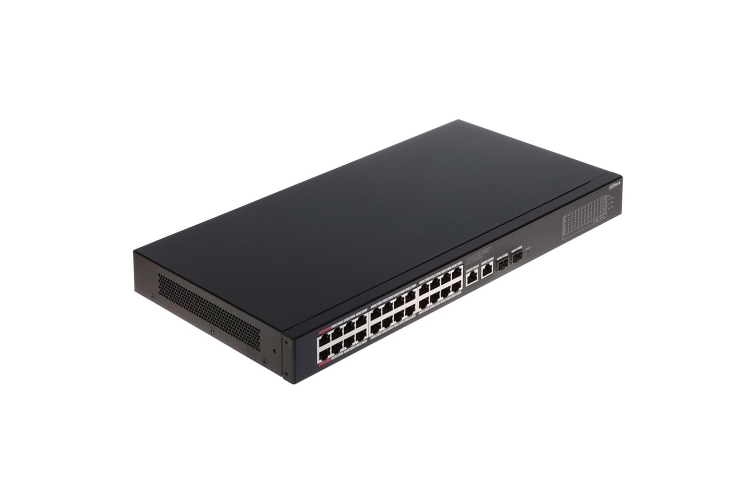 DAHUA CS4228-24GT-240, 24Port, Gigabit, PoE 240W, 2 Port Uplink, 2 Port SFP Gigabit Combo, Cloud Yönetilebilir, Switch