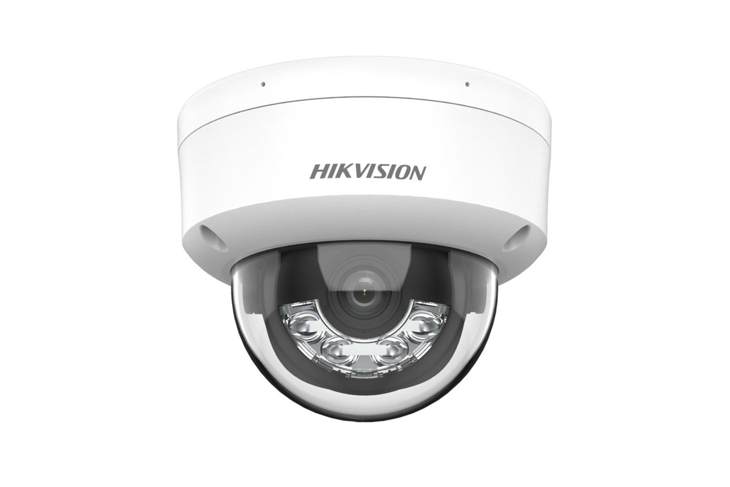 HIKVISION DS-2CD1121G2-LIUF 2Mpix, 2,8mm Lens, H265+, Hybrid Light, 20Mt Gece Görüşü, PoE, Mikrofonlu Dome IP Kamera