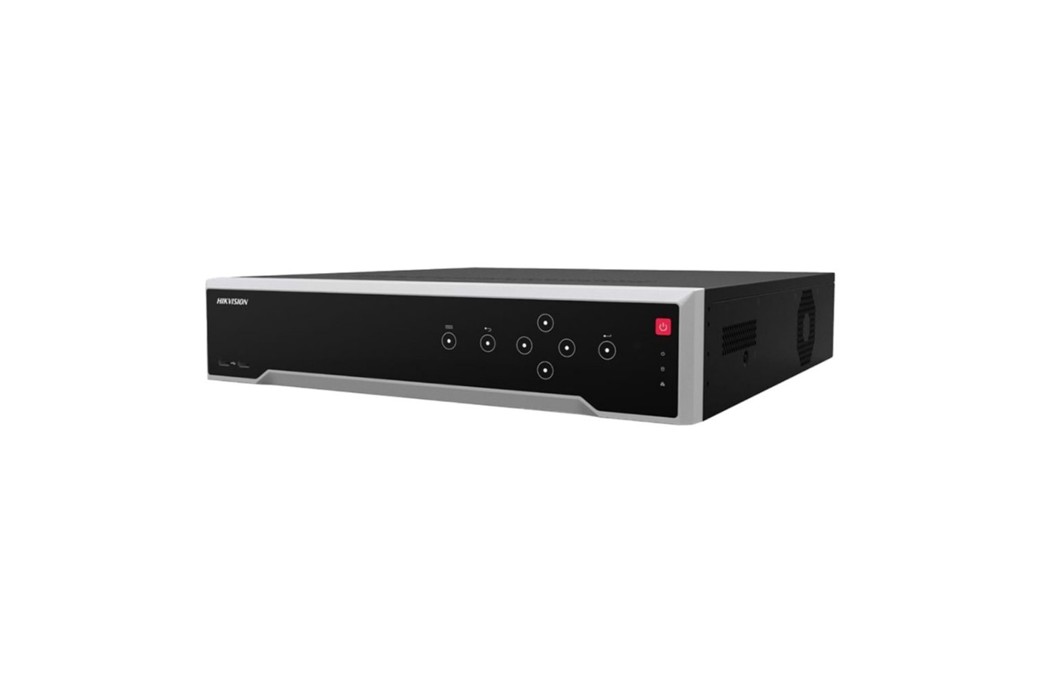 HIKVISION DS-8664NXI-I8/S, 64Kanal, 12Mpix, H265+, 8 HDD Desteği, 2160P Kayıt, 320Mbps Bant Genişliği, Metal Kasa, 2 Port GigaBit Lan, RAID 0,1,5,6,10, NVR