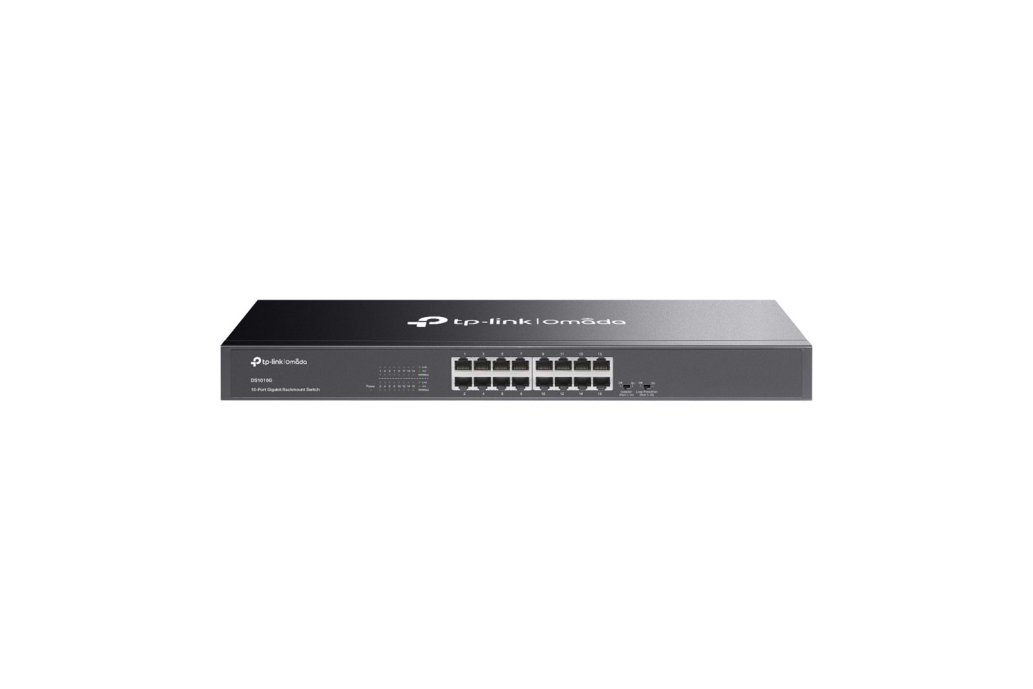 OMADA DS1016G, 16 Port Gigabit, Yönetilemez, Rackmount Metal Kasa Switch