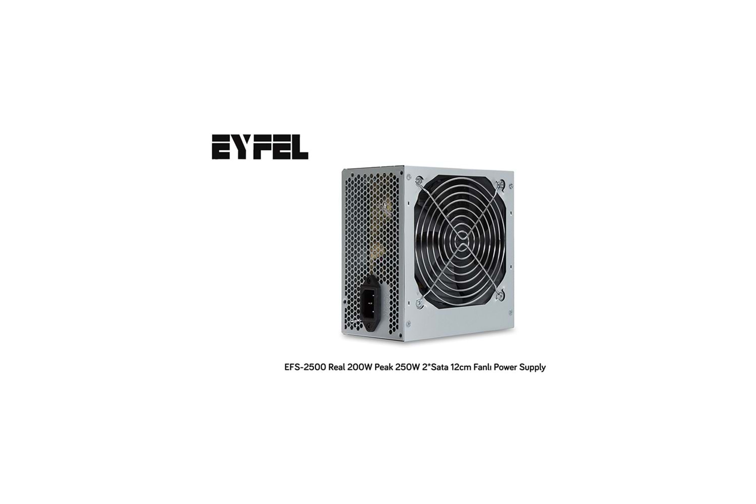 EYFEL EFS-2500, 250W Peak, 12cm Fan, ATX, Power Supply (PSU)