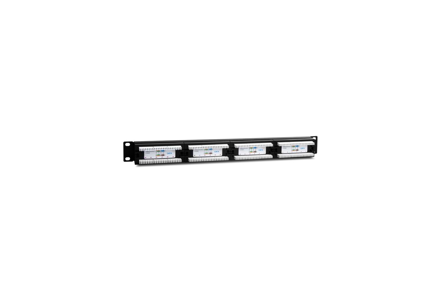 S-LINK SL-F624 Cat6 Patch Panel, 24-Port, UTP, 1U