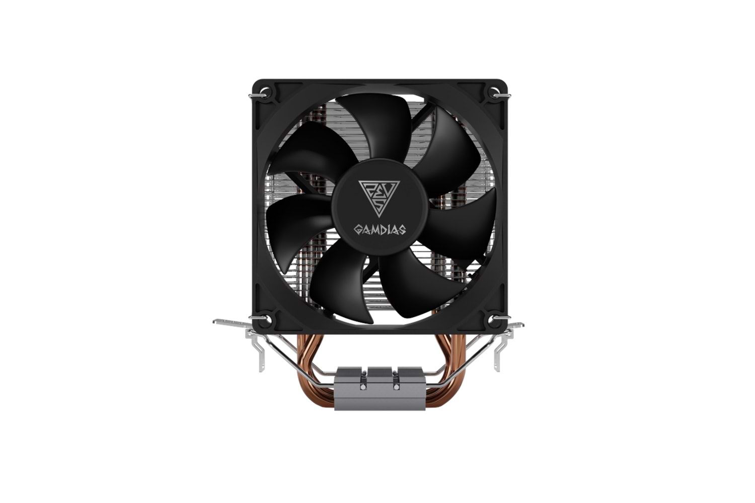 GAMDIAS BOREAS E1-210 MONO, 92mm, CPU Kule Tipi Hava Soğutma, Doğrudan Temas Teknolojisine Sahip 2 adet Gelişmiş Bakır Isı Borusu (AMD AM5 ve INTEL Tüm işlemciler ile uyumlu)