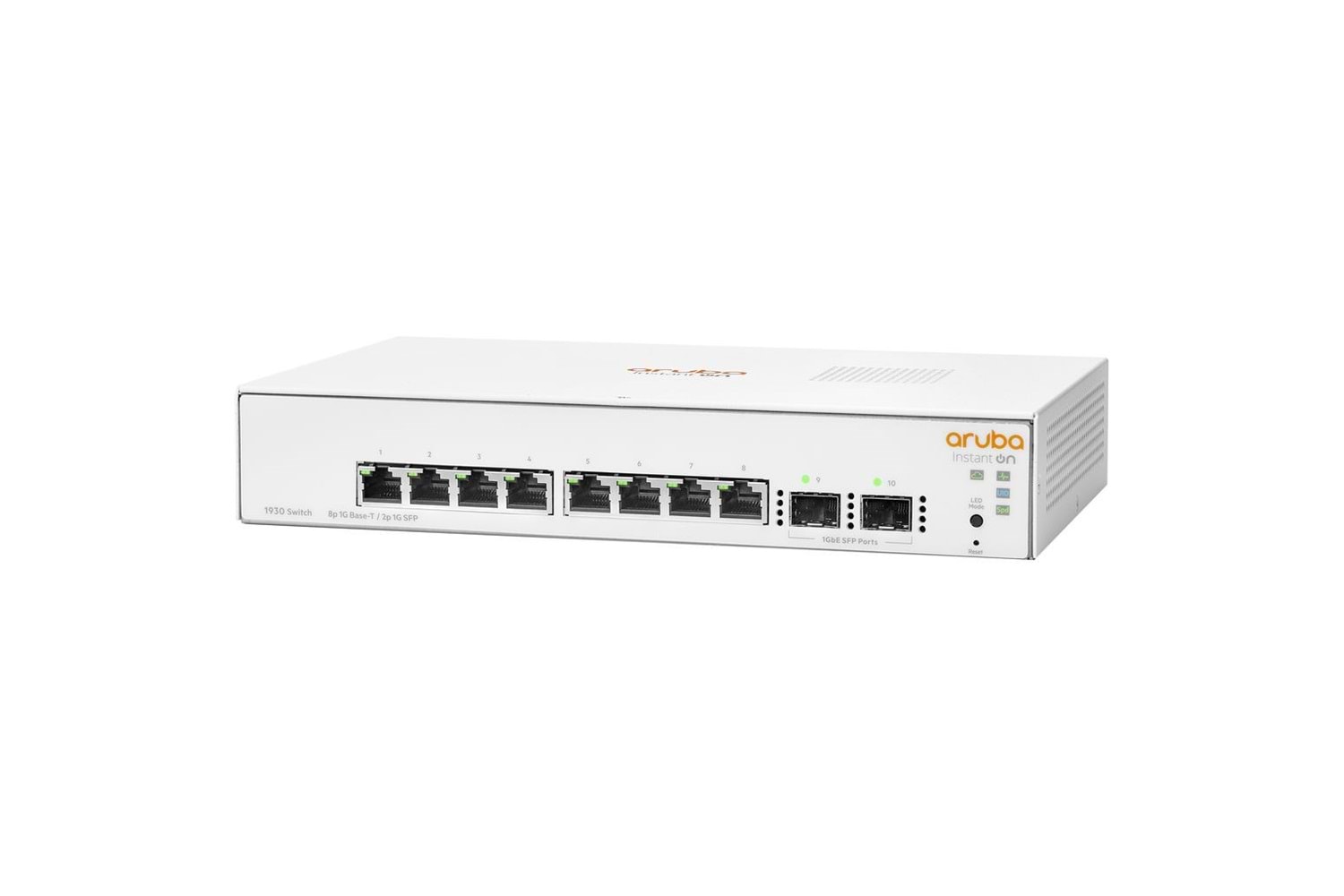 HP Aruba Instant On, JL680A, 1930-8G, 8Port, GigaBit, 2 Port Gigabit SFP, Yönetilebilir, Rack Mount Switch