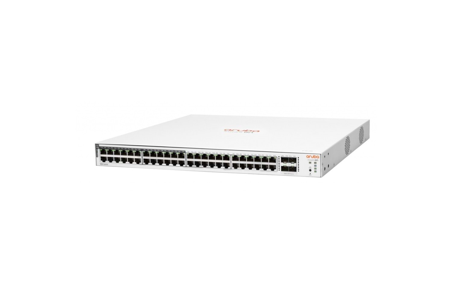 HP Aruba Instant On, JL815A, 1830-48G, 48Port, GigaBit, 24 Port PoE 370W, 4 Port Gigabit SFP, Yönetilebilir, Rack Mount Switch
