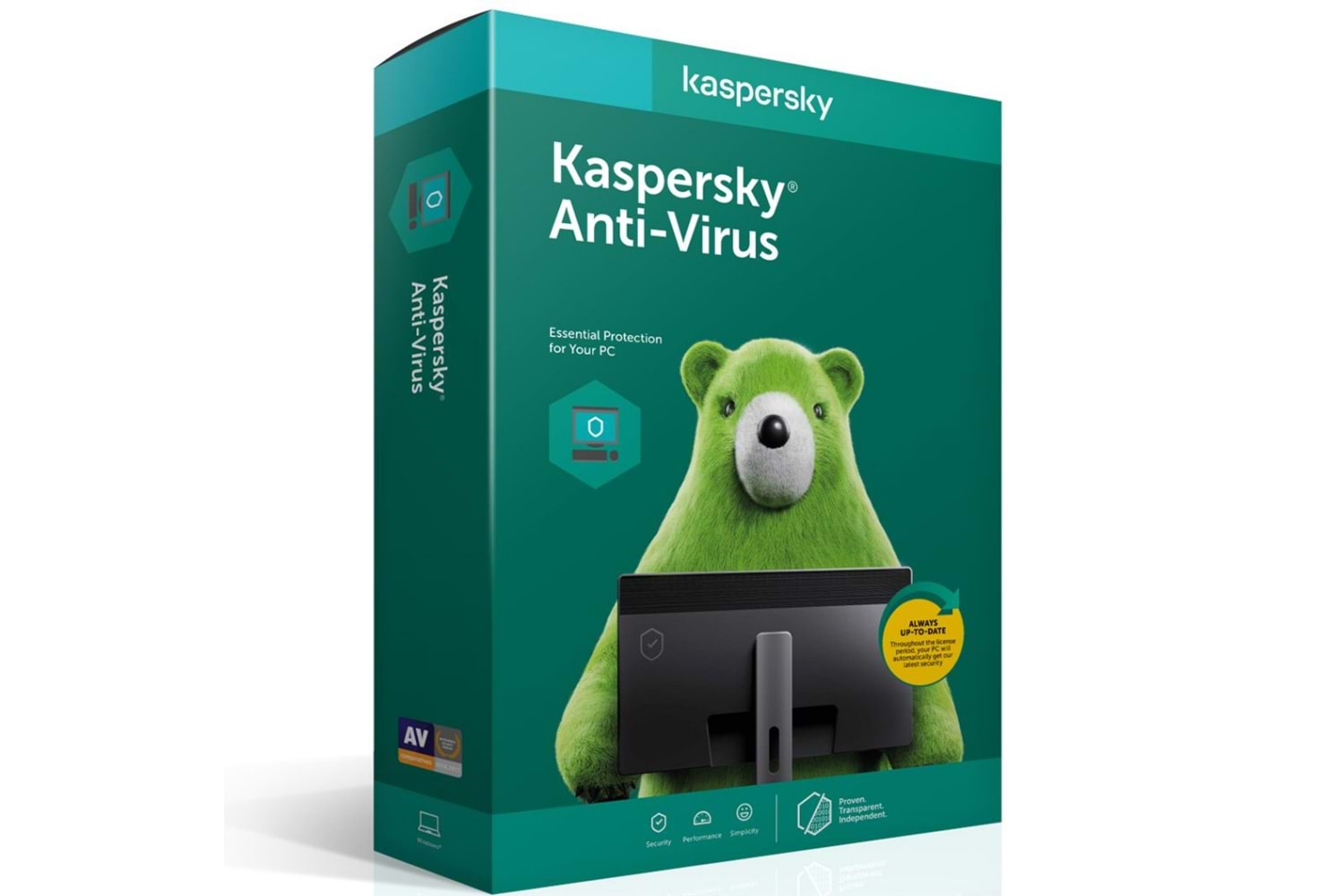 Kaspersky ANTIVIRUS 5 Kullanıcı, 1 YIL, Kutulu Ürün