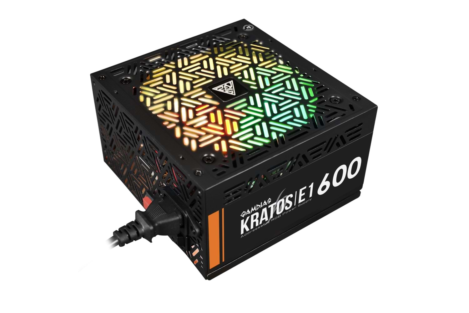 GAMDIAS KRATOS E1-600, 600W, RGB, GAMING, ATX, Power Supply (PSU)