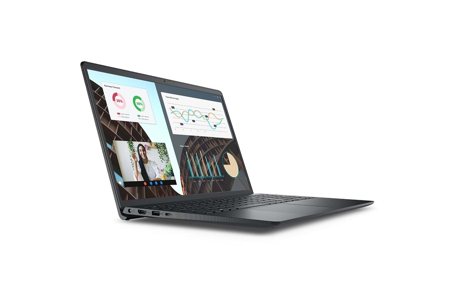 DELL Vostro 3530, N1601PVNB3530U, i7-1355U, 15,6" FHD, 8Gb Ram, 512Gb SSD, Paylaşımlı Ekran Kartı, Free Dos Notebook (210258734)