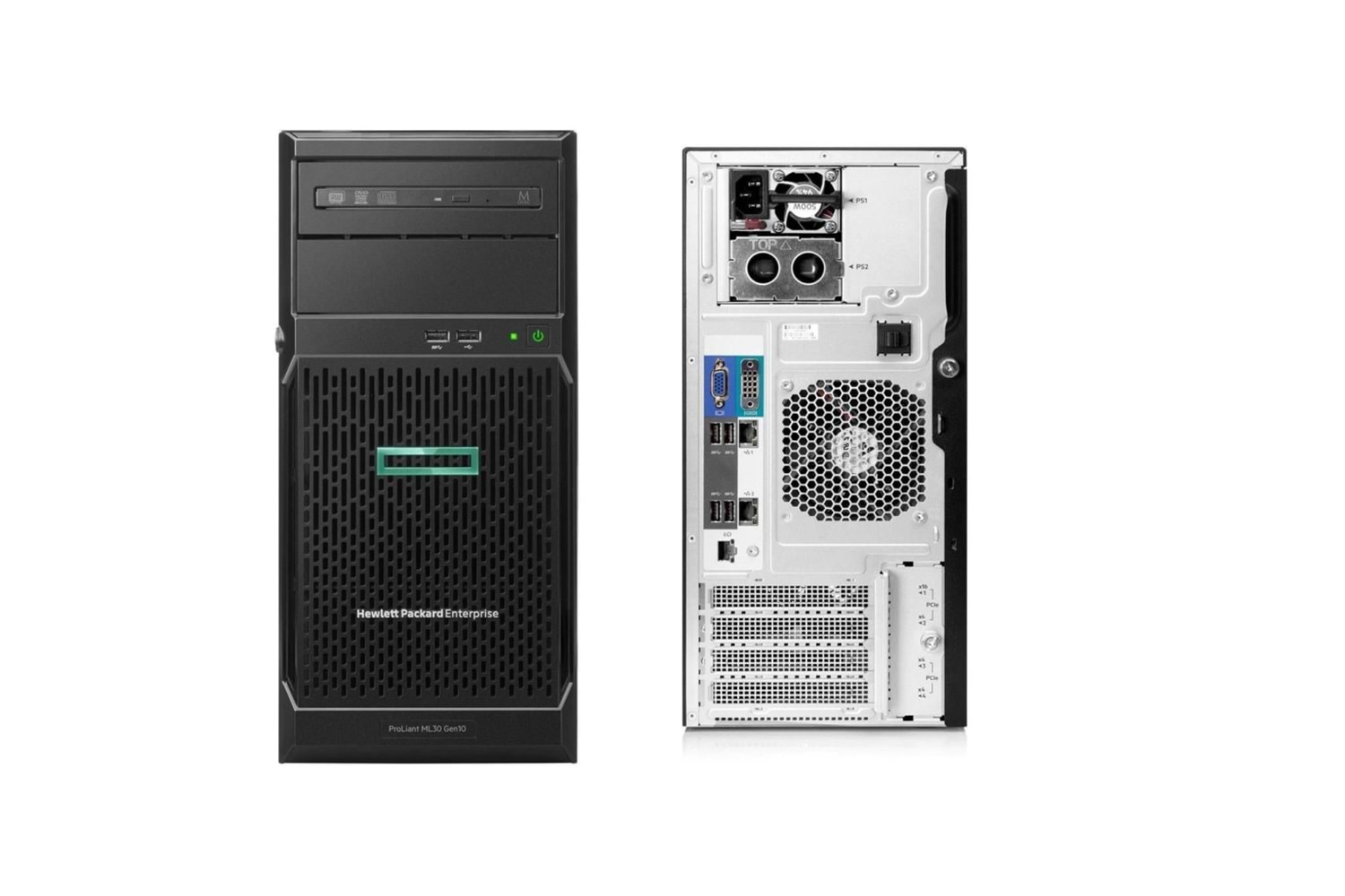 HP P44718-421_UPG2, ML30, GEN10+, Intel Xeon E-2314, 16Gb UDIMM Ram, 2Tb SSD, 350W Power, 4U Kasa TOWER SERVER