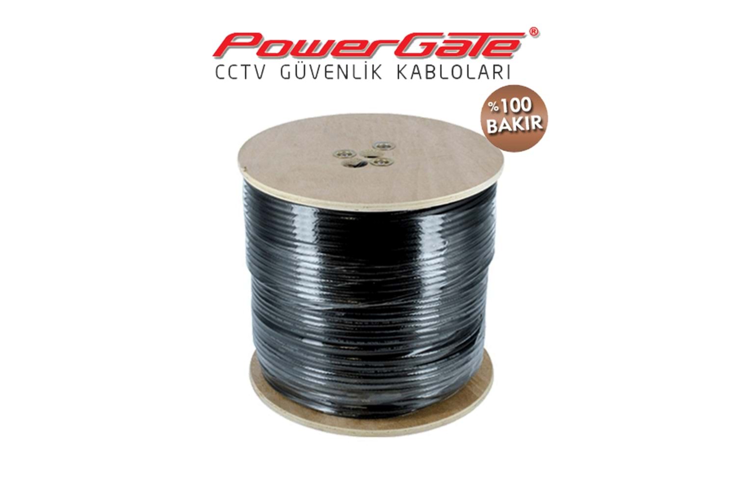 PowerGate OUT 250mt, 2+1 (2x0,50+0,33) %100Bakır, DIŞ ORTAM, CCTV Güvenlik Kablosu