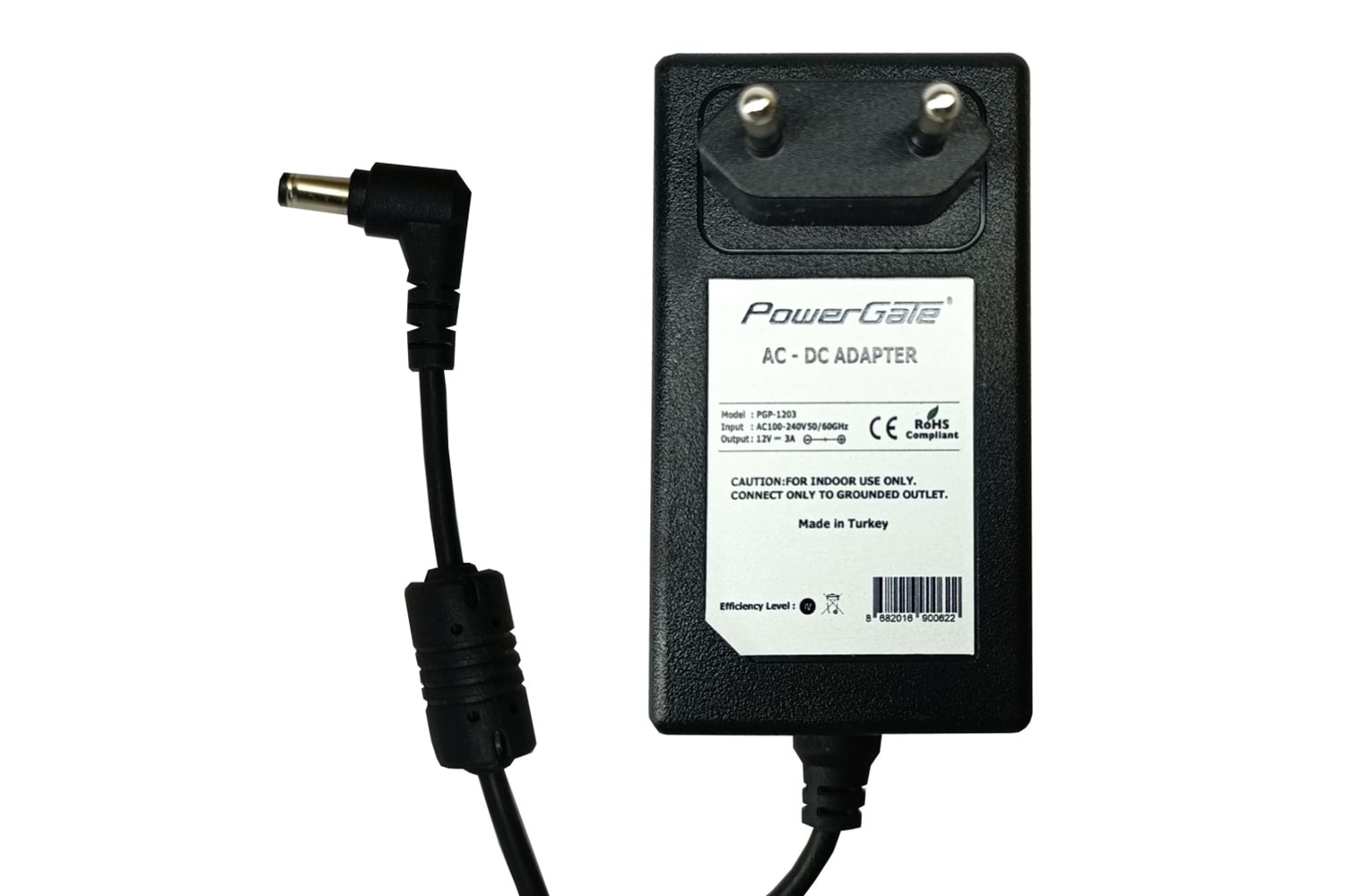 PowerGate PGP-1203, 12V, 3A, DC ADAPTÖR