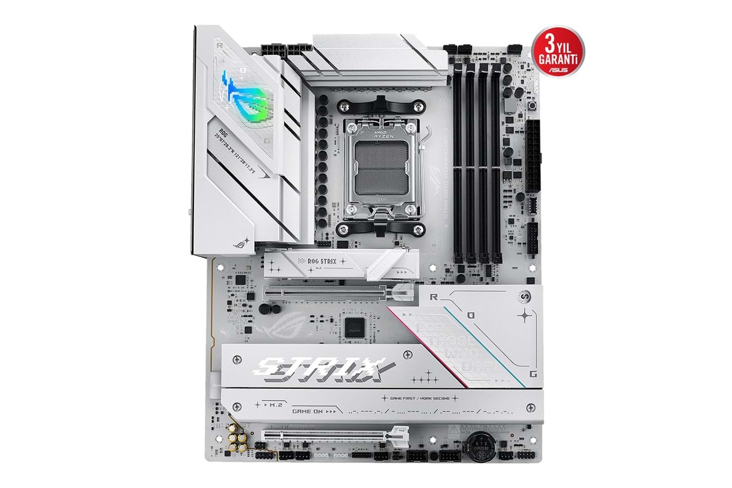 ASUS ROG STRIX B850-A GAMING WIFI, 4xDDR5, 4x M2, HDMI, DP, 2xType-C, Wi-Fi 7, Bluetooth v5.4, AM5 Soket GAMING Anakart