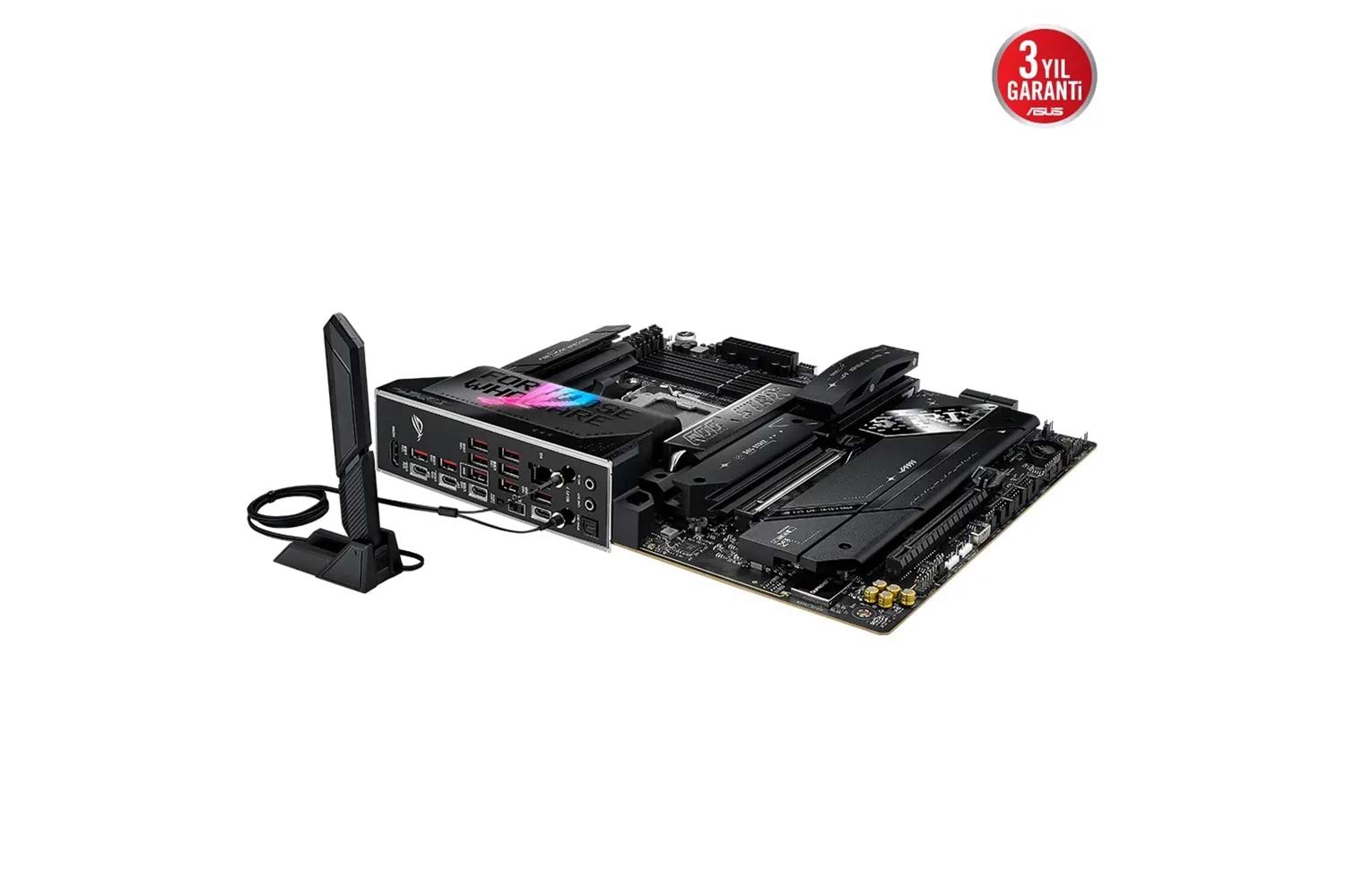 ASUS ROG STRIX X870E-E GAMING WIFI, 4xDDR5, 5xM.2, HDMI, DP, Type-C, PCIe 5.0, 2xWi-Fi 7, Bluetooth v5.4, AM5 Soket GAMING Anakart