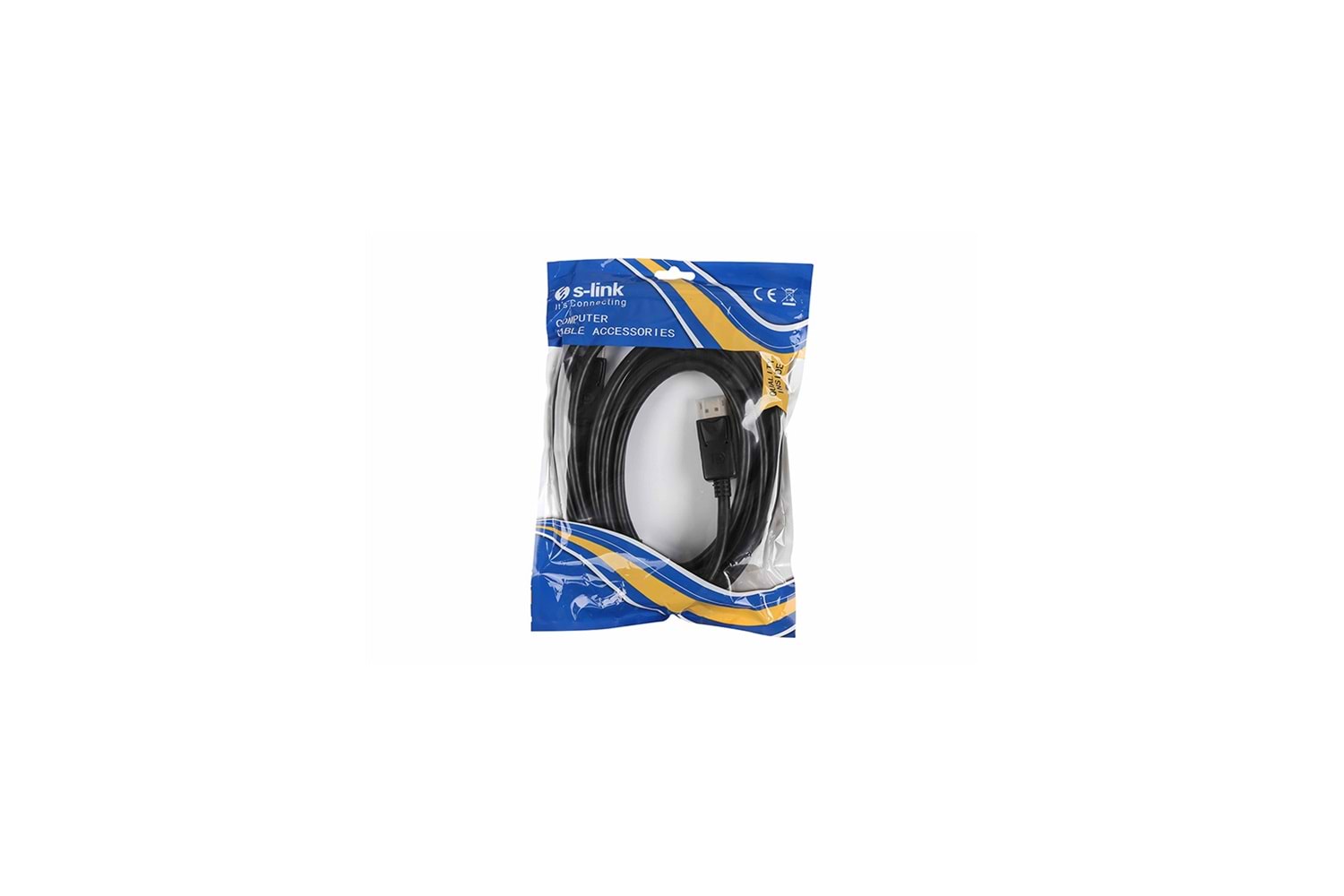 S-LINK SL-463, Display Port (DP) Kablo, İki ucu Erkek, 3 Metre