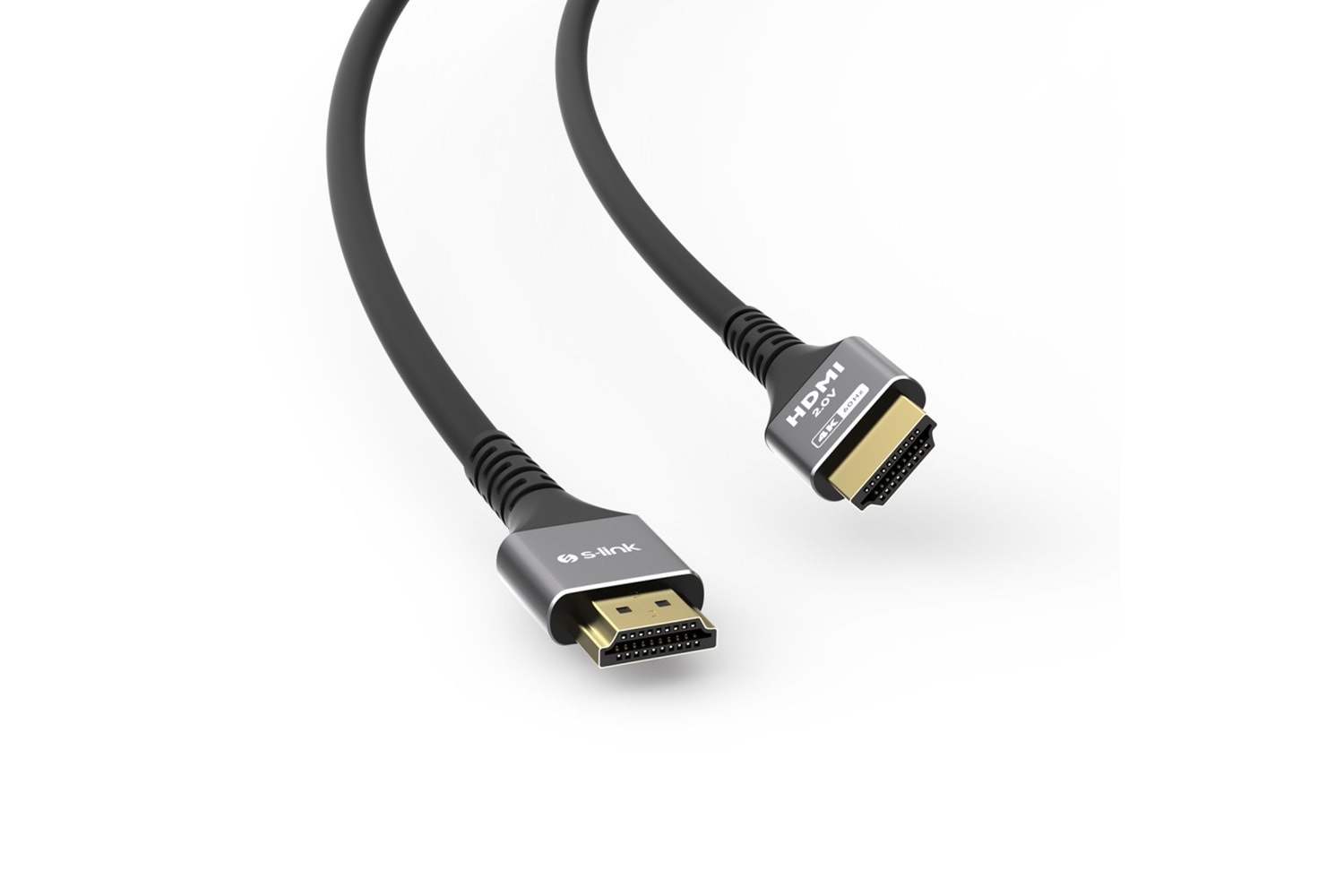 S-LINK SLX-HD4K03, 4K UHD, HDMI v2.0, 3mt. 60Hz. Metal Uçlu, Kablo