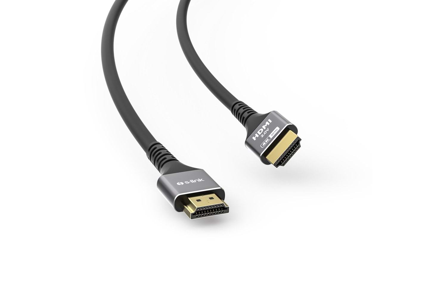S-LINK SLX-HD4K15, 4K UHD, HDMI v2.0, 15mt. 30Hz. Metal Uçlu, Kablo