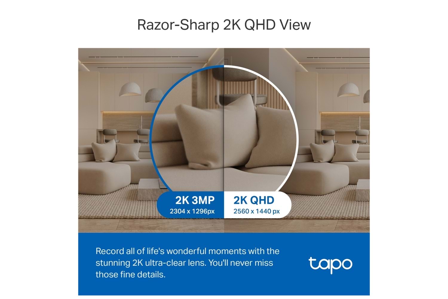 TP-LINK Tapo C220, 4,0Mpix, İç ve Dış Mekan, WiFi, 9Mt. Gece Görüşü, 360 Dönüş, İki Yönlü Ses Güvenlik Yapay Zeka Destekli Kamera