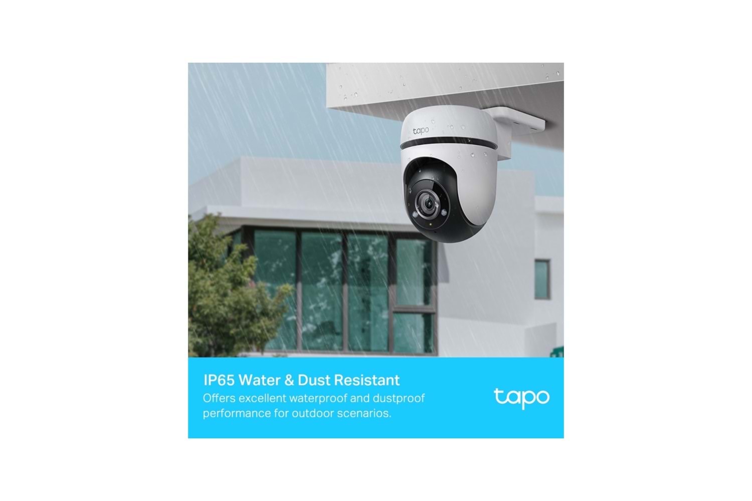 TP-LINK Tapo C500, 1080P, Yatay Dikey Dış Mekan IP65, WiFi, Gece Görüşü, İki Yönlü Ses Güvenlik Kamerası