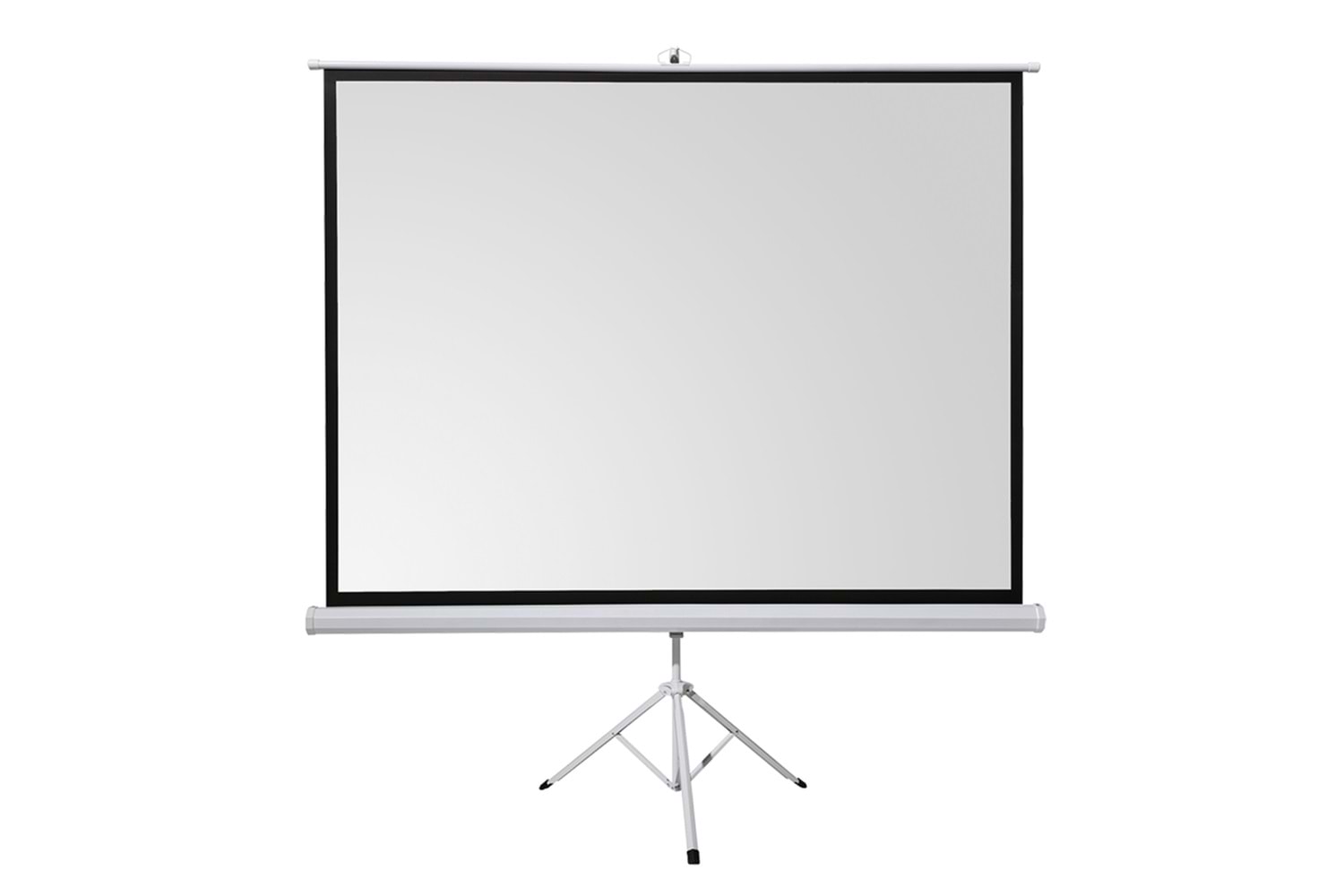 Everest TPP-200, 200x200, TRIPOD, PROJEKSİYON PERDESİ, Arkası Siyah Fonlu, Taşınabilir Ayaklı Model