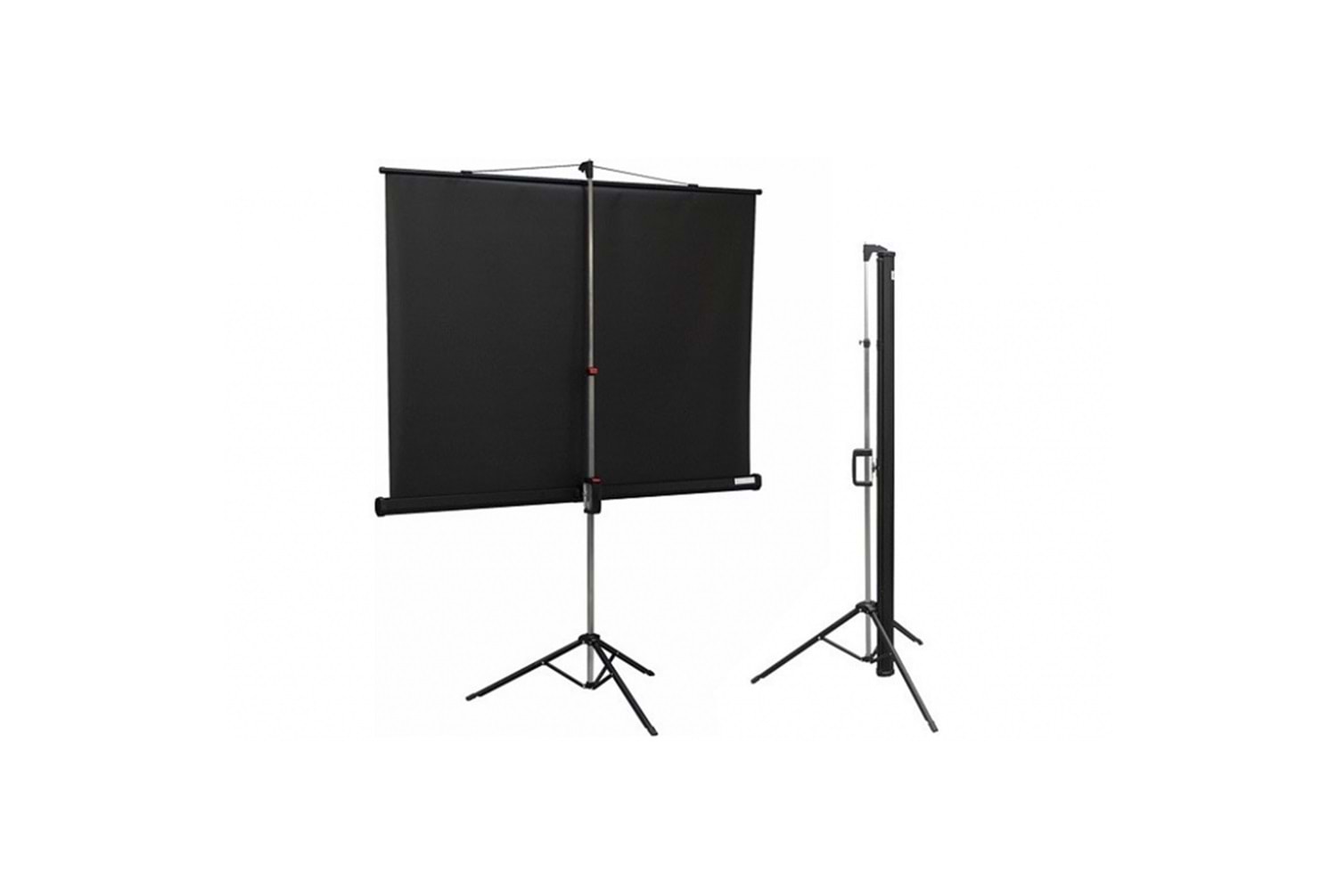 Codegen TX-20 TRIPOD PROJEKSİYON PERDESİ 200X200 (Arkası Siyah Fonlu - Taşınabilir Ayaklı Model)