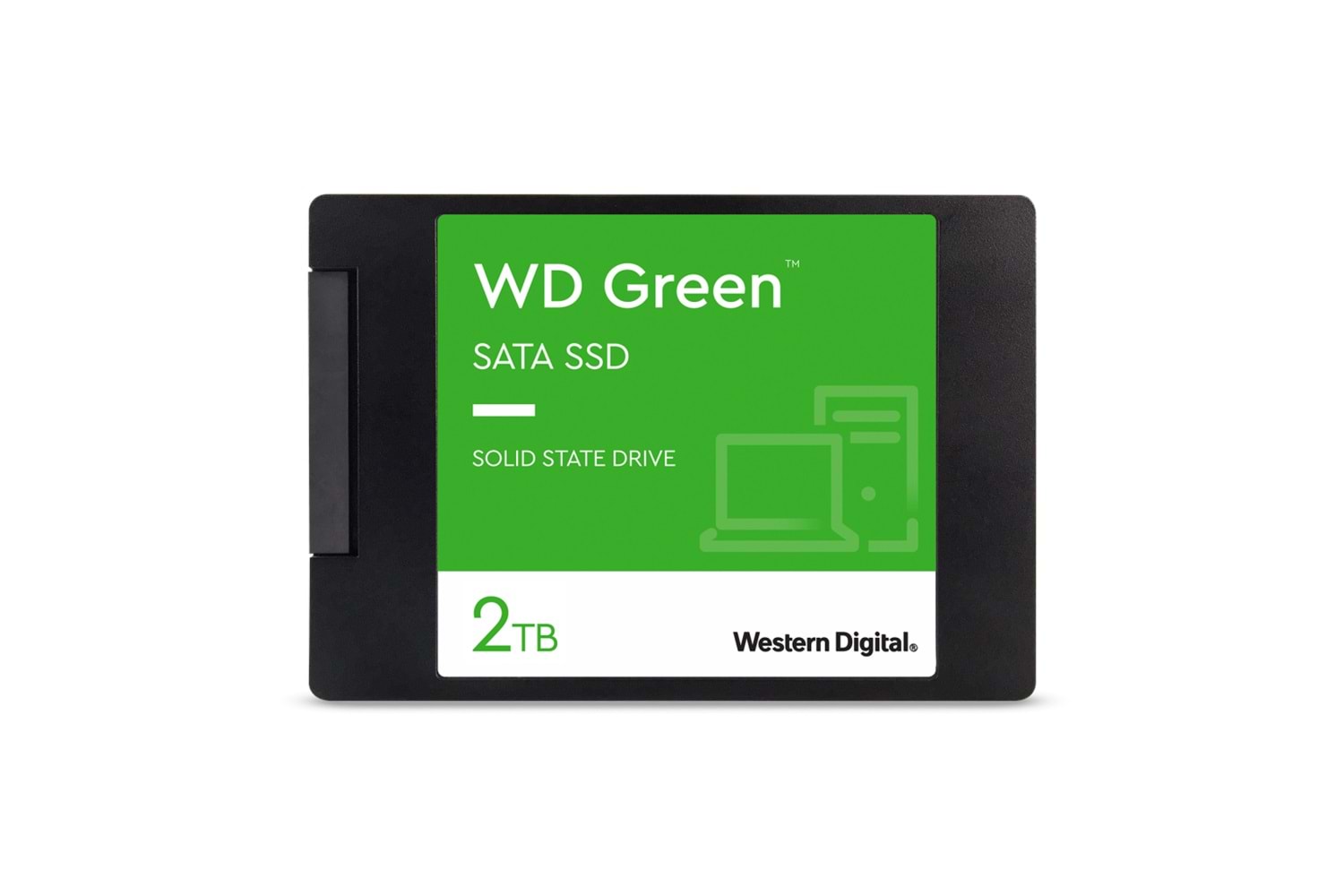 WD Green, WDS200T2G0A, 2TB, 545/465, 3D NAND, 2,5" SATA, SSD