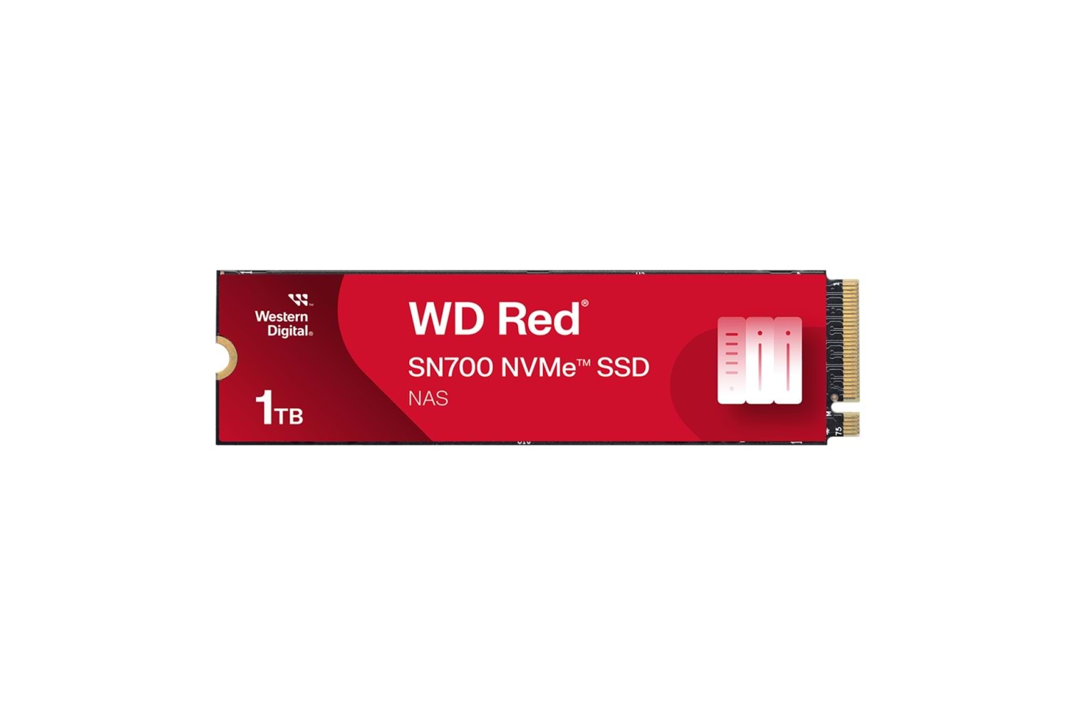 WD Red SN700, WDS100T1R0C, 1TB, 3430/3000, SERVER ve NAS için Enterprise, Gen3, NVMe PCIe M.2 2280, SSD