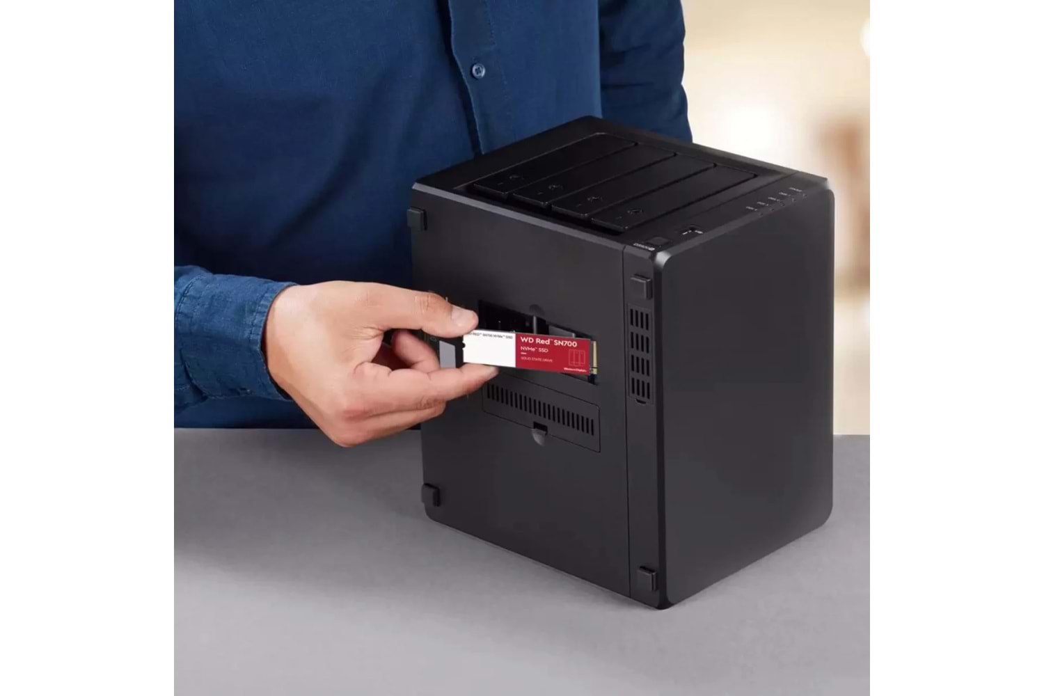 WD Red SN700, WDS100T1R0C, 1TB, 3430/3000, SERVER ve NAS için Enterprise, Gen3, NVMe PCIe M.2 2280, SSD