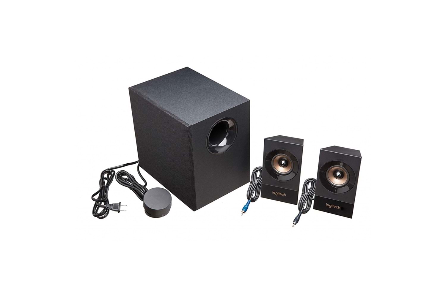 LOGITECH 980-001054, Z533, 60W, 2+1, Subwooferlı, Multimedya, Ses Sistemi (Siyah)