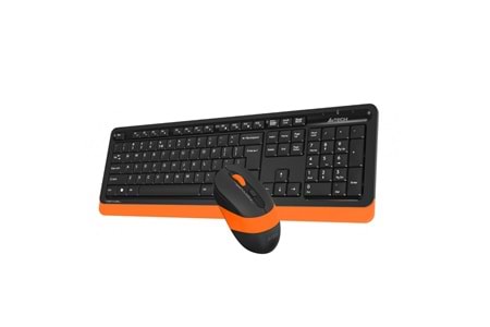 A4 TECH FG1010 Turuncu FSTYLER Türkçe Q 2,4Ghz Kablosuz Klavye Mouse Set