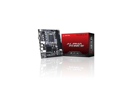 ARKTEK ALPHA FORCE, AK-H81M EL, 2xDDR3, M.2, D-SUB, HDMI, 4.Nesil, LGA1150 Soket, Anakart