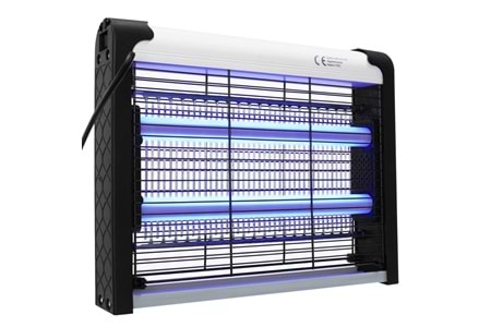 ASONIC AS-A28, Siyah, 4W, 2000V, Masaüstü, Zincir Askılı, 2adet UV Mor Işıklı, Siyah Kasa, Sinek Öldürücü