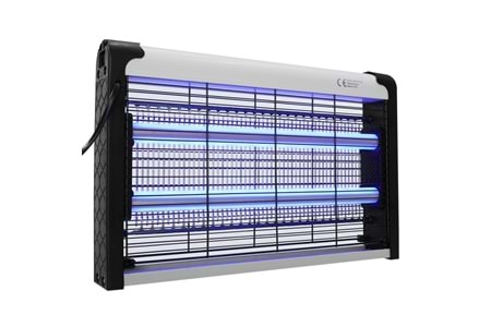 ASONIC AS-A29, Siyah, 6W, 2000V, Masaüstü, Zincir Askılı, 2adet UV Mor Işıklı, Siyah Kasa, Sinek Öldürücü