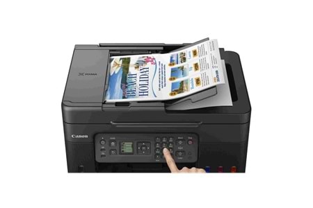 CANON PIXMA G4470, Renkli, Mürekkep Mega Tanklı, Yazıcı, Tarayıcı, Fotokopi, Fax, Wifi, Bulut, ADF, ORİJİNAL MÜREKKEP