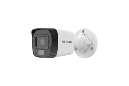 HIKVISION DS-2CD1021G2-LIUF 2Mpix, 4mm Lens, H265+ ,20Mt Gece Görüşü, Hybrid Light, SD Kart,Dahili Mikrofon, PoE, Bullet IP Kamera
