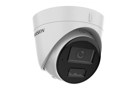 HIKVISION DS-2CD1323G2-LIUF 2Mpix, 2,8mm Lens, H265+, Hybrid Light, 30Mt Gece Görüşü, PoE, Mikrofonlu Dome IP Kamera