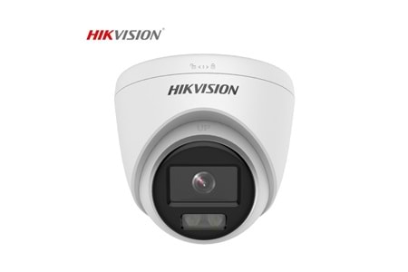 HIKVISION DS-2CD1327G0-LUF 2Mpix, 2,8mm Lens, H265+, 30Mt Gece Görüşü, Dahili Mikrofon, Color Vu Lite, Full Time Color, Dome IP Kamera