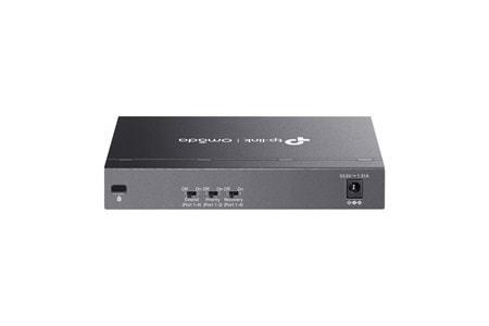 OMADA DS106P, 6 Port Gigabit, 4 Port Gigabit PoE+, 67W, Yönetilemez, Masaüstü Metal Kasa Sessiz Switch