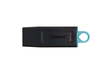 KINGSTON DTX/64GB USB 3.2 Data Traveler Exodia Gen 1 Flash Disk (Siyah - Turkuaz)