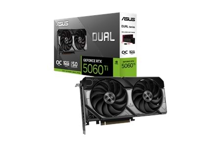 ASUS DUAL-RTX5060TI-O16G, 16Gb, 128Bit, GDDR7, 1xHDMI, 3xDP GAMING Ekran Kartı