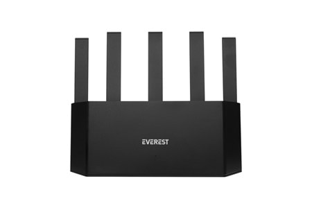 EVEREST EWR-X3000-V1, 3000Mbps, Dualband, WiFi 6, 4Port, 1Port WAN, Masaüstü, WISP, Repeater, Router, Access Point