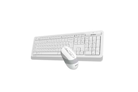 A4 TECH FG1010 Beyaz FSTYLER Türkçe Q 2,4Ghz Kablosuz Klavye Mouse Set