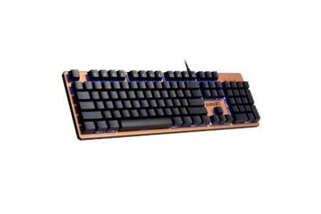 GAMDIAS AURA GK1, USB Kablolu, İngilizce, Çok Renkli Arka Aydınlatma, Red Mekanik Switch, Bronz Edition, Gaming Klavye