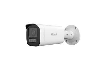 HILOOK IPC-B640HA-LZU, 4Mpix, 2,8-12mm Motorize Lens, H265+, Dual Light, 50Mt Gece Görüşü, Dahili Mikrofon, PoE, IP67, IK10, Bullet, IP Kamera