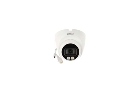 DAHUA IPC-HDW1249T-S-IL 2Mpix, 2,8mm Lens, SD Kart, Smart Dual Light, H265+, 30Mt Gece Görüşü, Dahili Mikrofon, IP67, PoE Dome IP Kamera