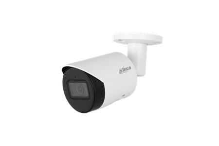 DAHUA IPC-HFW2241S-S-0360B 2Mpix, 3,6mm Lens, H265+, 30Mt Gece Görüşü, IP67, Dahili Mikrofon, PoE Bullet IP Kamera